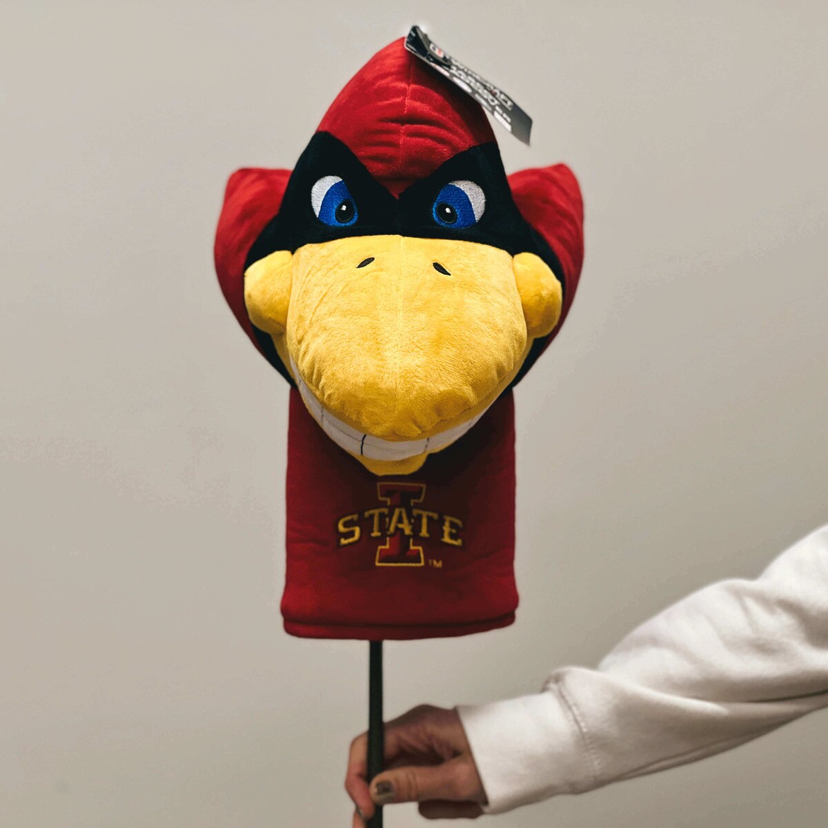 I-State Cardinal & Gold Cy Golf Head Cover (15"x8.5"x9")